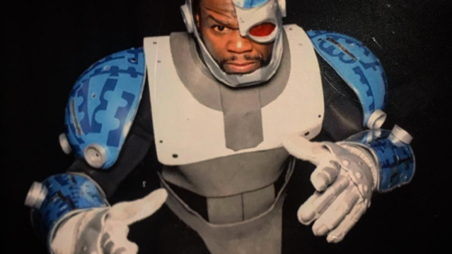 50 Cent Cosplayed As Teen Titans Go’s Cyborg For His Son’s Birthday