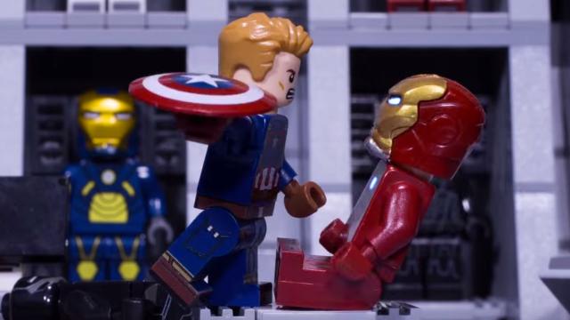 Lego Iron Man And Captain America Have An Action-Packed Civil War Showdown 