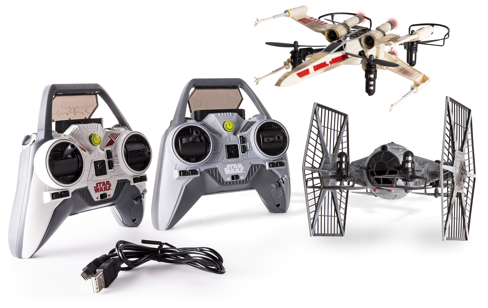 Pilot This X-Wing Drone To Shoot Down An Auto-Hovering Death Star That Fires Right Back
