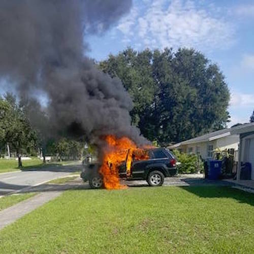 Florida Man Says His Galaxy Note 7 Exploded And Set His Jeep On Fire