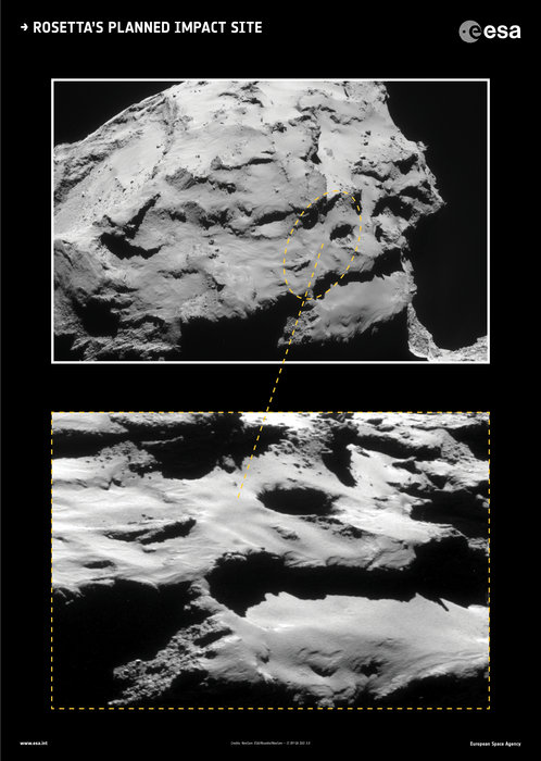 The Amazing Place The Rosetta Spacecraft Is Going To Die