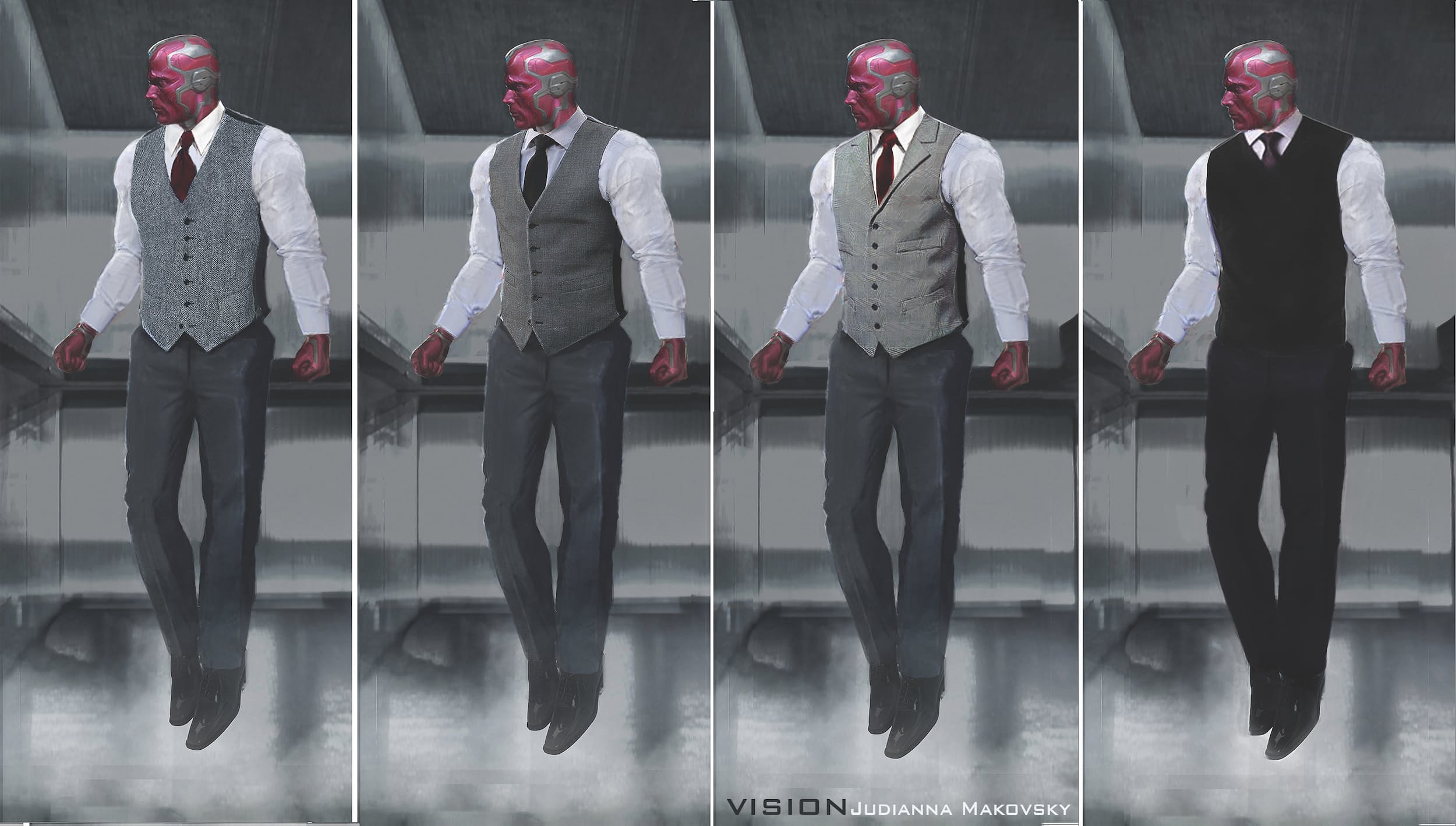Vision’s Civil War Concept Art Proves Even An Android Can Be Pretty Fly