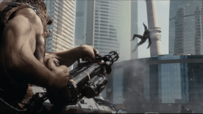 Yes, That Is A Man-Bear With A Gatling Gun In This Insane New Trailer For Russia’s Guardians 