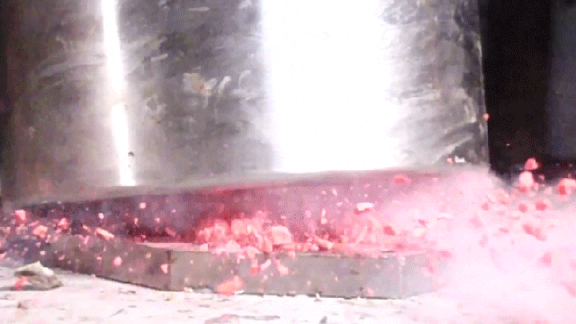 Here’s Some Clay Smashed, Burned And Dipped In Liquid Nitrogen