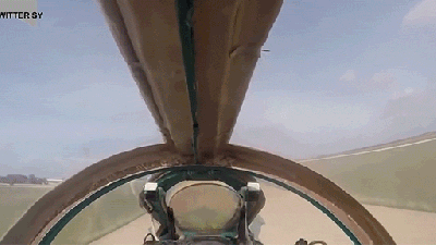 Watch A Totally Crazy Low Pass Flyby And Aileron Roll From Inside A MiG-21 Cockpit