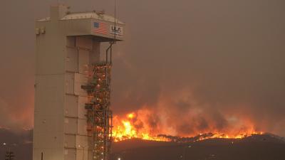 This Bushfire In California Is Getting Awfully Close To A Rocket Launchpad