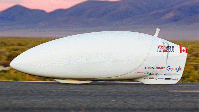 This Bullet-Shaped Bike Just Set A Human-Powered Speed Record