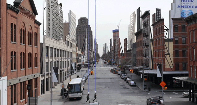 New York City Looks Like A Fake Movie Set In This Trippy Video