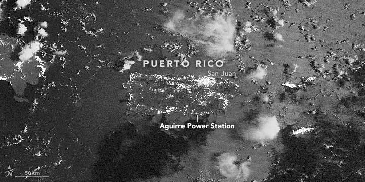 Satellite Images Show The Extent Of Puerto Rico’s Huge Blackout