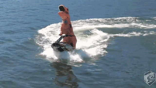 Badarse T-Rex On A Jetski Is Exactly Why We’re Looking Forward To Summer