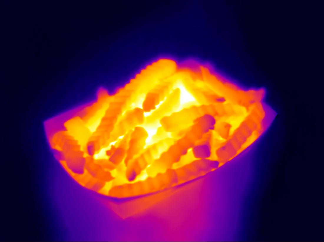 Thermal Photography Shows Even Pizza Emits Radiation