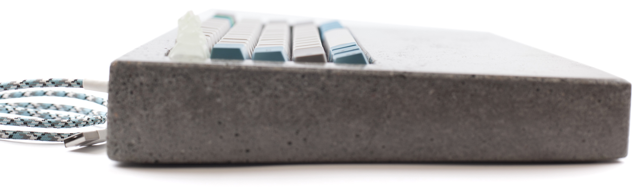 Picky Typist Builds A Custom Keyboard Out Of Concrete