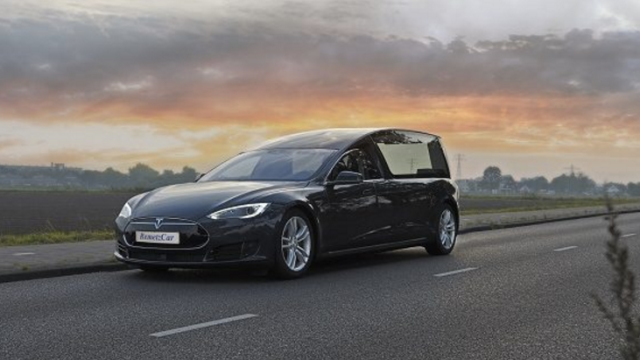 Dutch Companies Create Tesla Hearse So Your Loved Ones Can Die In Style