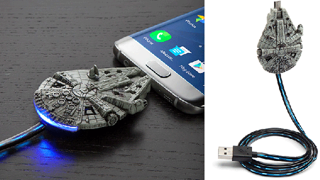 This Millennium Falcon Charging Cable’s Got It Where It Counts, Kid