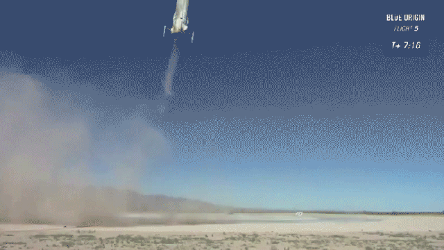 Blue Origin Shocks Everyone (Even Itself) By Landing Rocket During Launch Escape Test