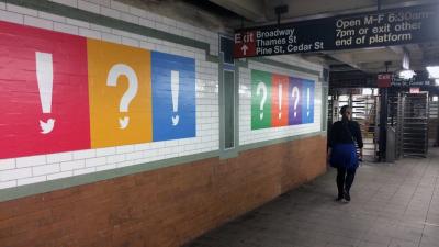 Twitter: Maybe Subway Ads Will Help?