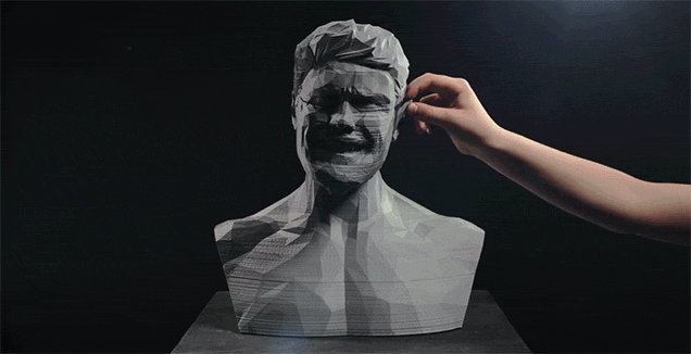 Trippy Video Uses 3D Printing And Stop-Motion Animation To Make A Statue Sing