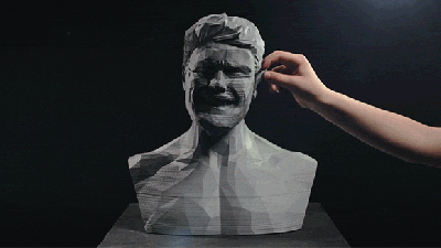 Trippy Video Uses 3D Printing And Stop-Motion Animation To Make A Statue Sing