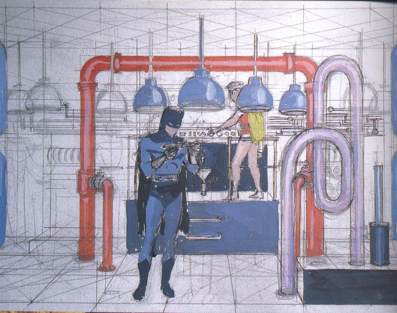 Just Look At This Gorgeous Concept Art For The 1966 Batman Show