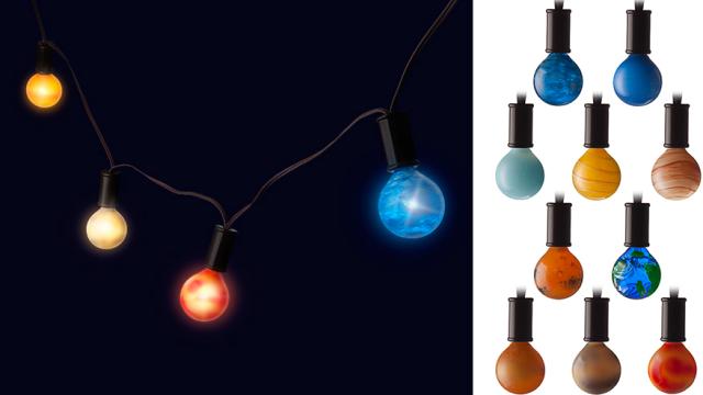 The Solar System Is Always Visible At Night With These Planetary String Lights