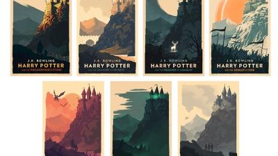 The Harry Potter Series Takes On A New Kind Of Magic In These Lovely Posters By Olly Moss