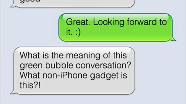 I’m Buying An iPhone Because I’m Ashamed Of My Green Bubble