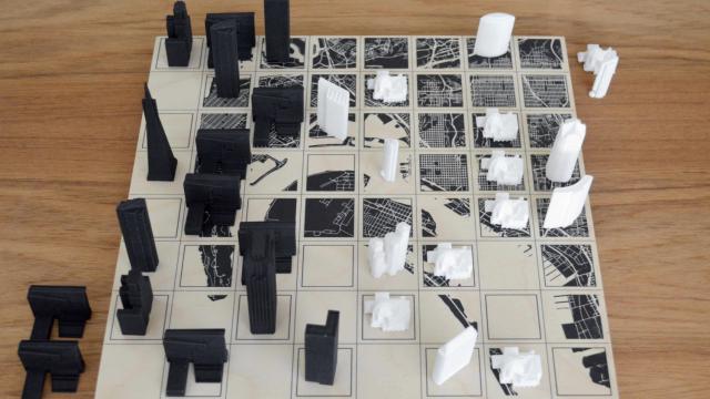 Custom Chess Sets Let You Play With Your Favourite US City’s Famous Landmarks