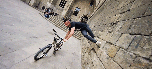 These Are Some Cool Arse Parkour Bike Tricks