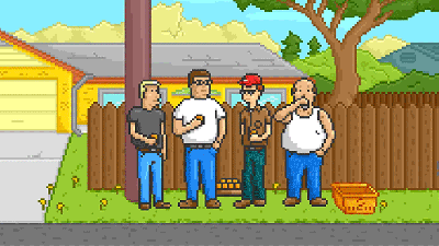 King Of The Hill’s Opening As A Video Game Is Pixel Perfect