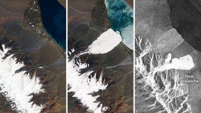 Enormous, Mysterious Ice Avalanches Strike Tibet