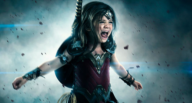 World’s Best Dad Transforms Daughter Into The Star Of The Wonder Woman Movie For Halloween