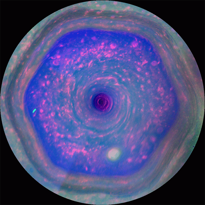 Saturn’s North Polar Hexagon Has Changed Colour