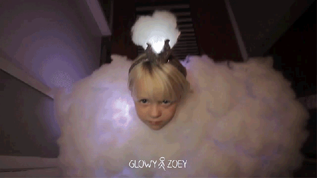Dad Makes Adorable Thunderstorm Costume For His Daughter
