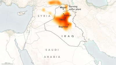 An Enormous Cloud Of Toxic Sulphur Is Spreading Across Iraq