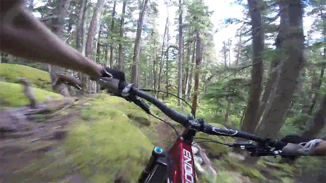 This Stabilised Footage Of A Mountain Bike Ride Is So Dang Buttery Smooth