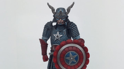 Try Not To Think Too Much About This Weird And Wonderful Samurai Captain America Figure