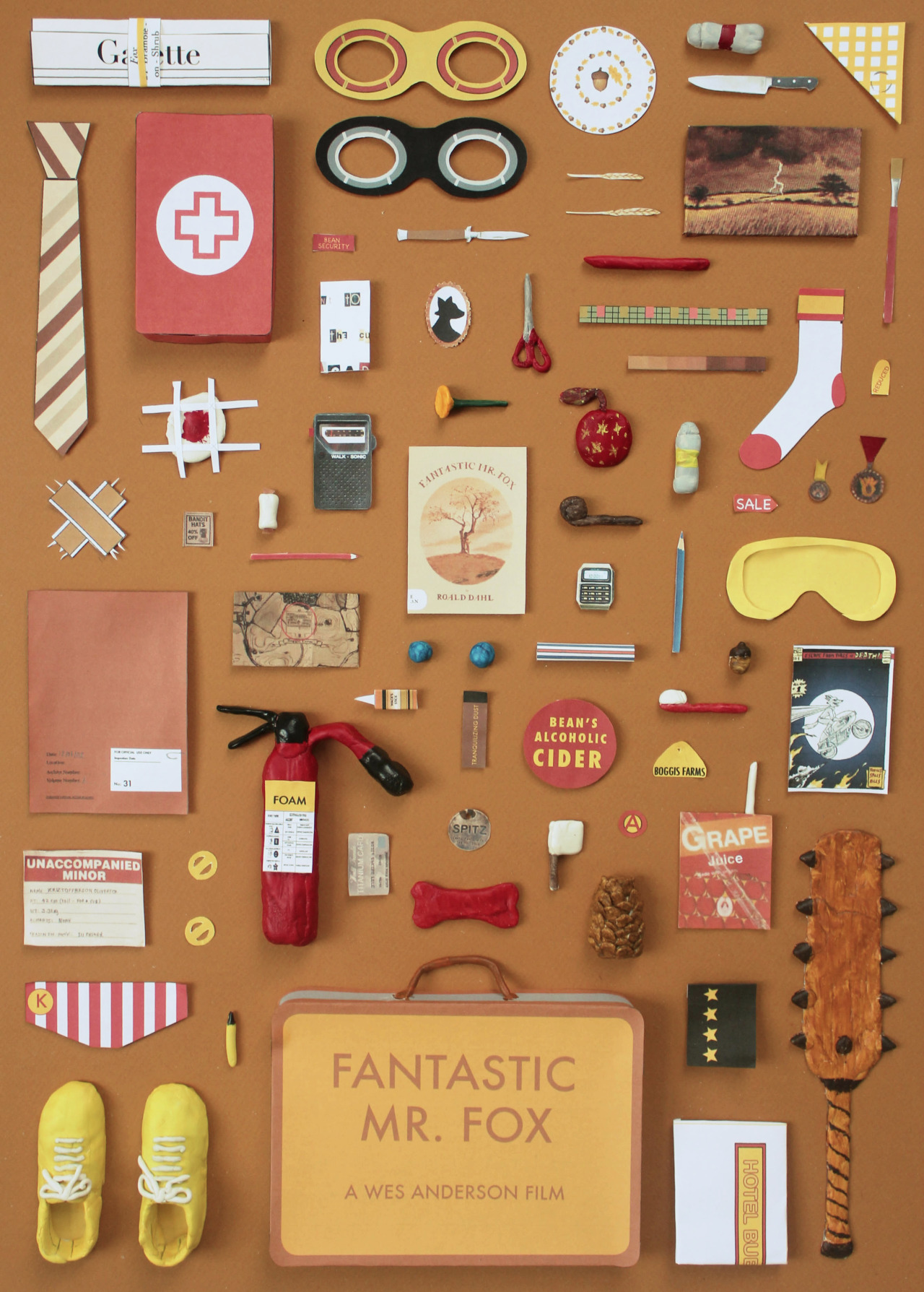 Cool Movie Posters Show Off The Objects That Appear In Famous Films