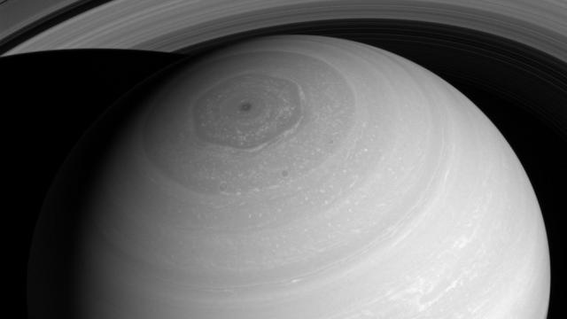 Saturn Looks Magnificent From Above