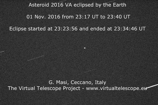 An Asteroid Zipped Through Earth’s Shadow Yesterday