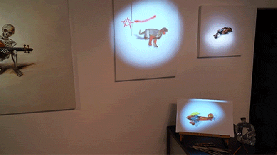 Watch Paintings Come To Life And Chase Each Other Around In An Art Gallery