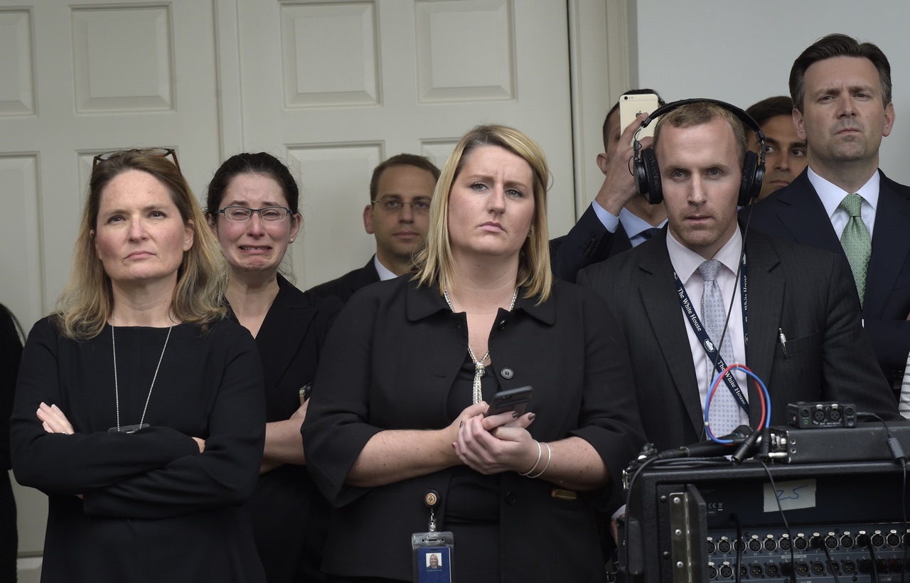 That Photo Of White House Staffers Looking Depressed Was From Yesterday’s Terrible News, Not Today’s Terrible News