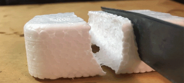 Watching A Hot Knife Cut Through Styrofoam Is Unsurprisingly Satisfying
