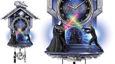 Pass The Time Waiting For Rogue One With This Totally Classy Star Wars Cuckoo Clock