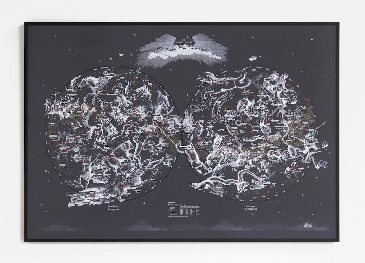 This Spellbinding Star Map Will Make Your Inner Space Geek Drool