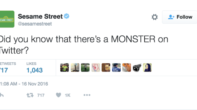 Sesame Street Wants To Spread The Word About Monsters On Twitter
