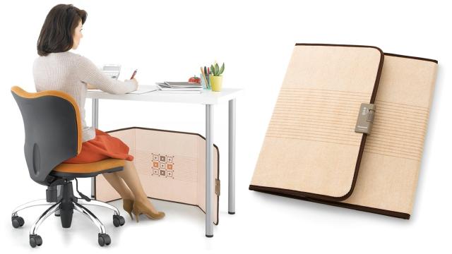 You Can Stash This Folding Under-Desk Heater In A Filing Cabinet Until You Get Cold