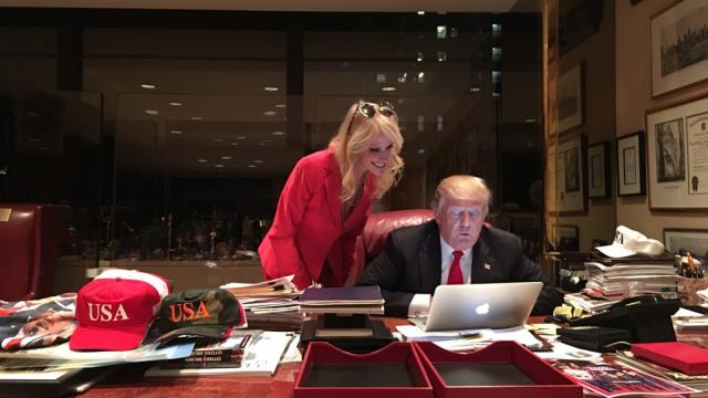 Here’s A Rare Photo Of Donald Trump Using A Computer