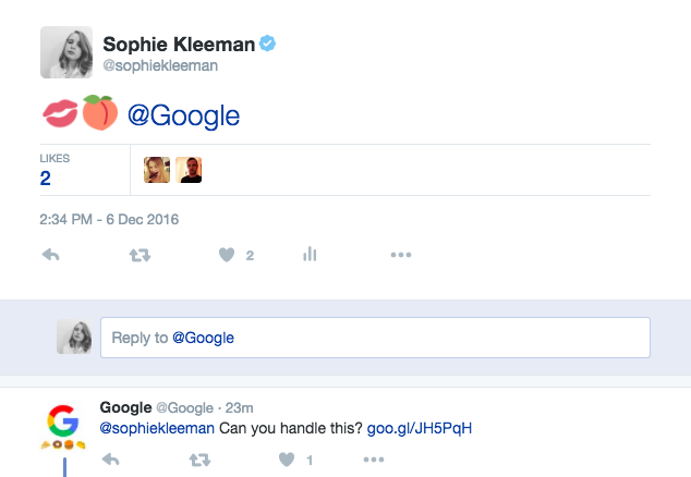 Google’s New Emoji Tweet Experiment Won’t Give Me Porn [NSFW]