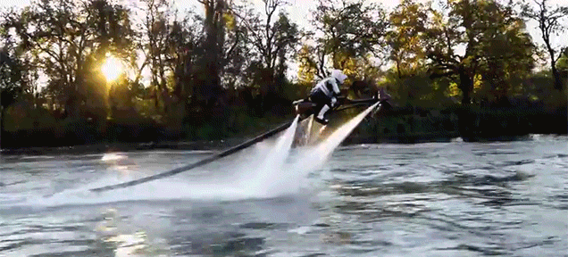 Turning A Hydropower Jetbike Into A Star Wars Speeder Bike Is Totally Brilliant