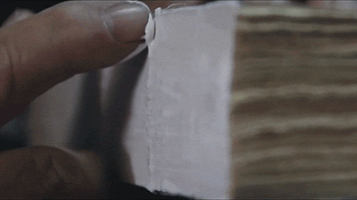 Binding A Book Seems Like A Really Good Way To Relieve Stress